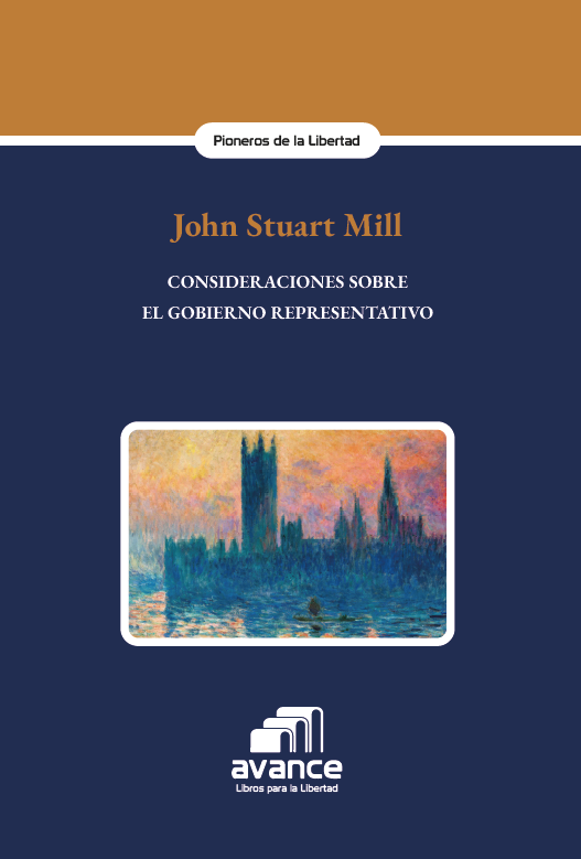 Consideraciones sobre el gobierno representativo, de John Stuart Mill. Portada.