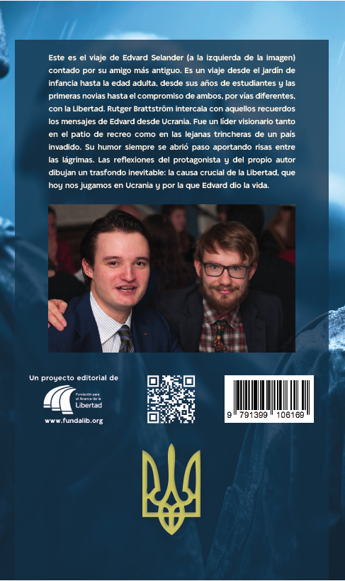 De Suecia al frente ucraniano - Contraportada